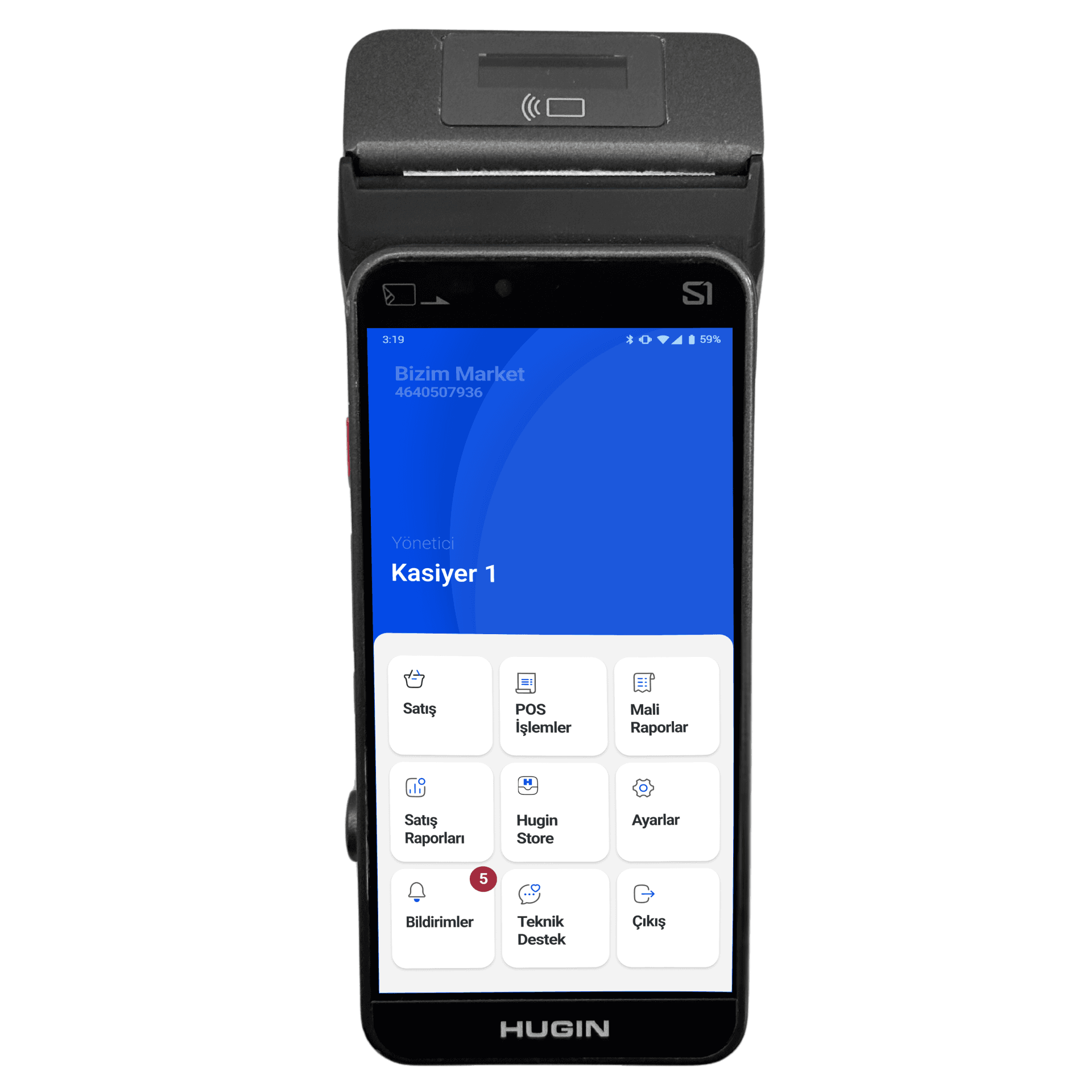 Hugin S1 Android yazarkasa POS
