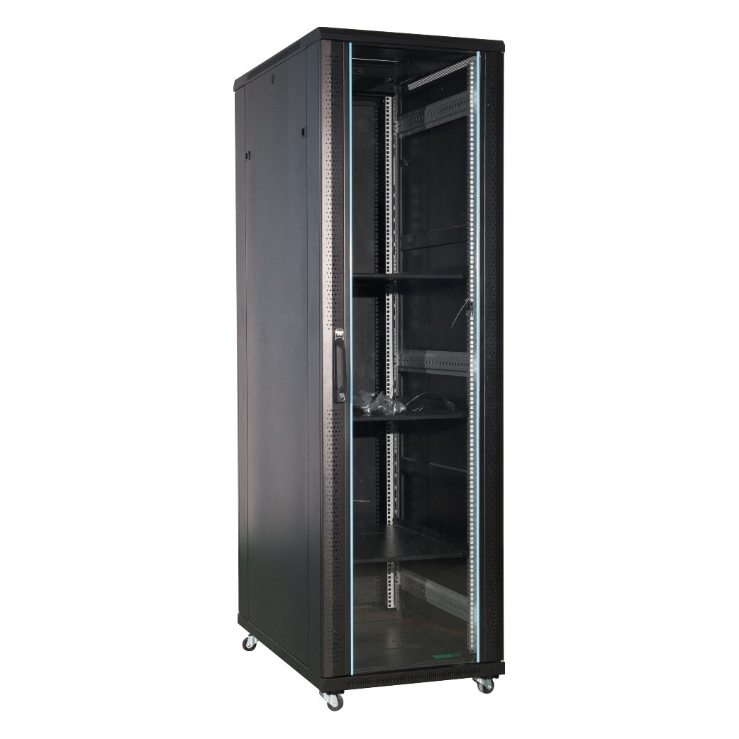 42U 600x1000 Cam Kapılı Server Kabin
