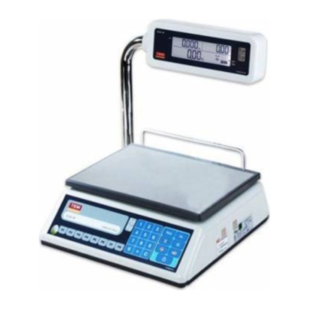TEM EGE LED ONAYLI Fiyat Hesaplamalı Katlanır Boyunlu Terazi 30 Kg