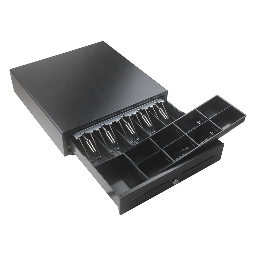 4B+8C (4 Kağıt/8 Metal Para Gözlü) Çelik Para Çekmecesi