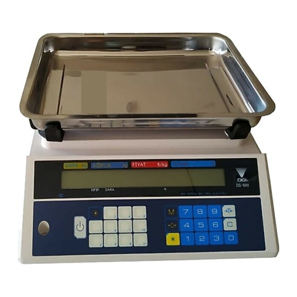 DIGI DS 688 PR Boyunlu Fİyat Hesaplamalı Elektronik Terazi