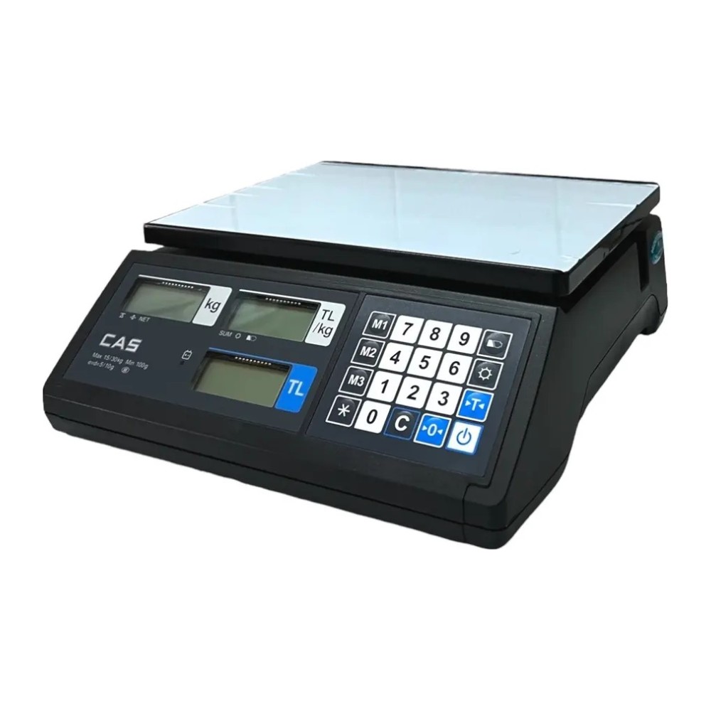 Cas ER JR Fiyat Hesaplamalı PC Bağlantılı Terazi (RS-232)